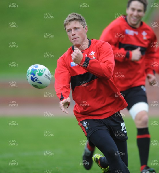 05.10.11 - Wales Rugby Training - Rhys Priestland during training. 