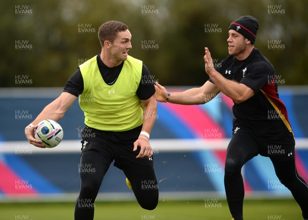 051015 - Wales Rugby Training -George North during training