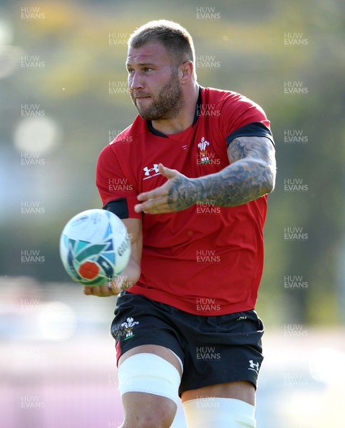 051019 - Wales Rugby Training - Ross Moriarty during training