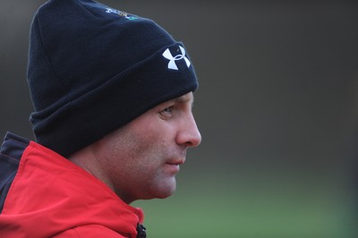 05.11.09 - Wales Rugby Training - New Wales fitness coach Adam Beard during training. 