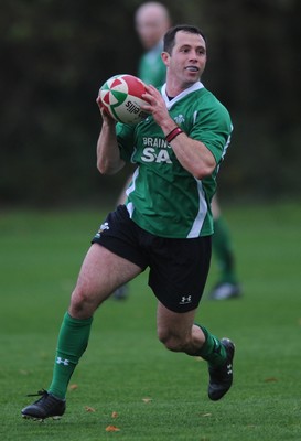 05.11.09 - Wales Rugby Training - Gareth Cooper during training. 