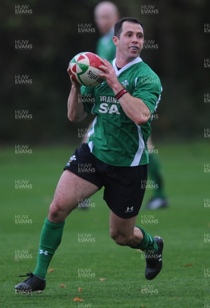 05.11.09 - Wales Rugby Training - Gareth Cooper during training. 
