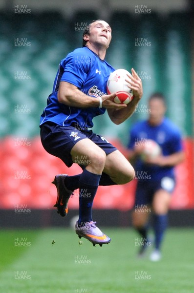 05.11.10 -Wales Rugby Captains Run - Will Harries during training. 