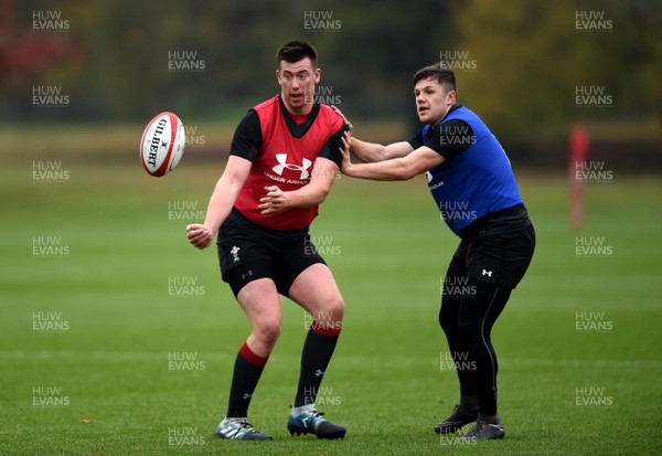 051118 - Wales Rugby Training - Adam Beard during training