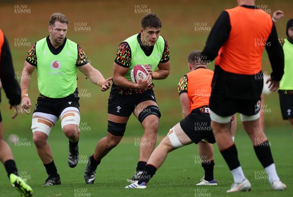 051125 - Wales Rugby Training in the week leading up to their first Quilter Autumn Nations Series against Argentina - Dafydd Jenkins during training