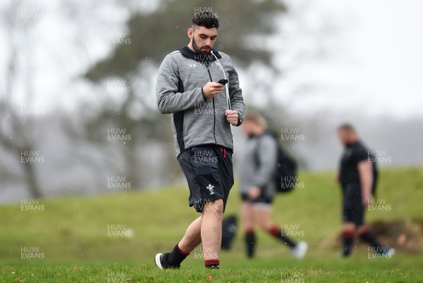 060218 - Wales Rugby Training - Cory Hill during training