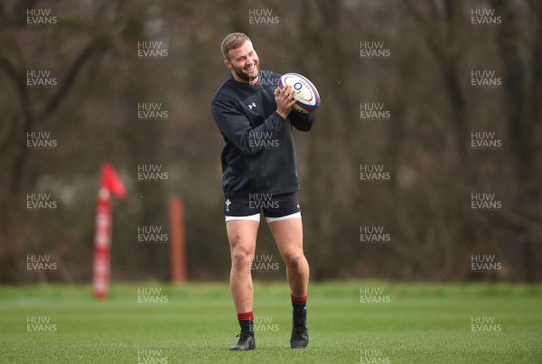 060218 - Wales Rugby Training - Ross Moriarty during training