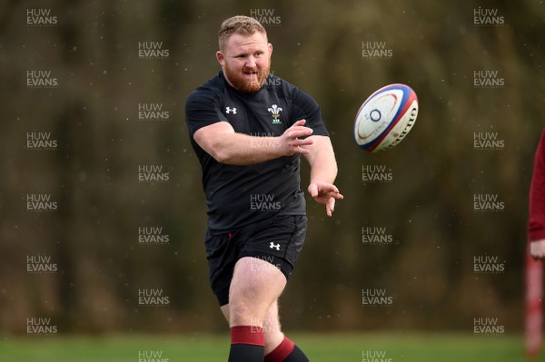 060218 - Wales Rugby Training - Samson Lee during training