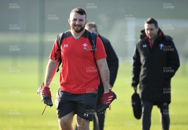 060220 - Wales Rugby Training - Dillon Lewis during training