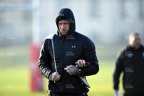 060220 - Wales Rugby Training - Ross Moriarty during training