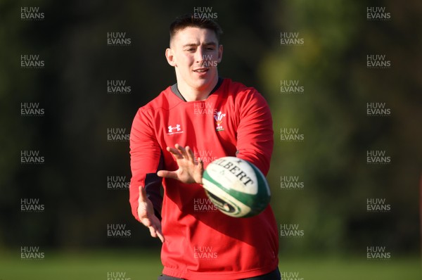 060220 - Wales Rugby Training - Josh Adams during training