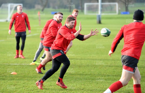 060220 - Wales Rugby Training - Leigh Halfpenny during training
