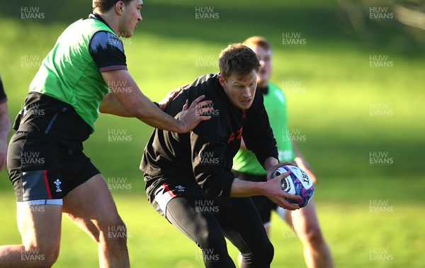 060223 - Wales Rugby Training - Rhys Patchell during training