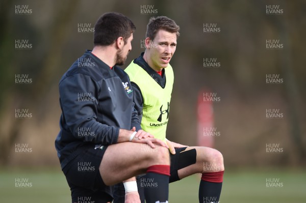 060318 - Wales Rugby Training - Liam Williams during training