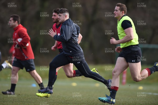 060318 - Wales Rugby Training - Steff Evans during training