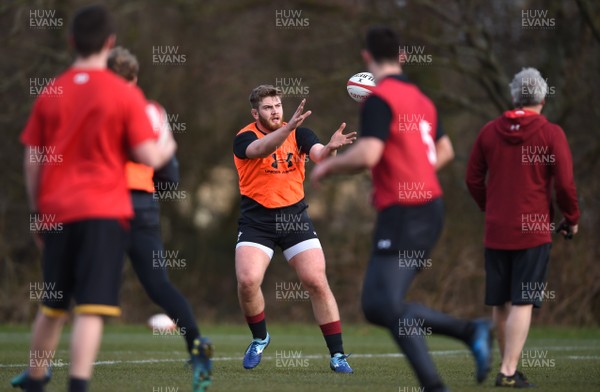 060318 - Wales Rugby Training - Rhodri Jones during training