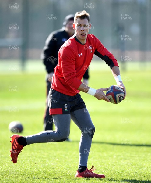 060320 - Wales Rugby Training - Liam Williams during training