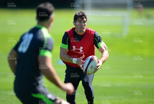 060815 - Wales Rugby Training -James Hook during training