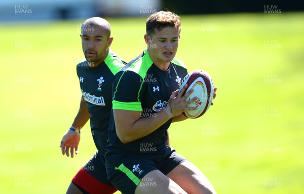 060815 - Wales Rugby Training -Hallam Amos during training