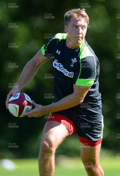 060815 - Wales Rugby Training -Tyler Morgan during training