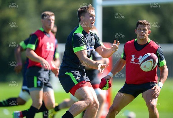 060815 - Wales Rugby Training -Tyler Morgan during training