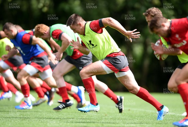 060819 - Wales Rugby Training - Josh Adams during training
