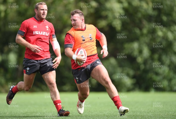 060819 - Wales Rugby Training - Dillon Lewis during training