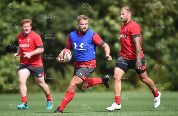 060819 - Wales Rugby Training - Tomas Francis during training