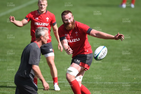 060819 - Wales Rugby Training - Jake Ball during training
