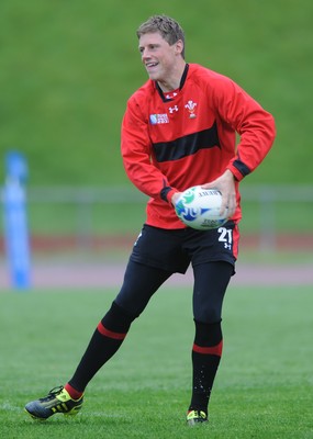 06.10.11 - Wales Rugby Training - Rhys Priestland during training. 
