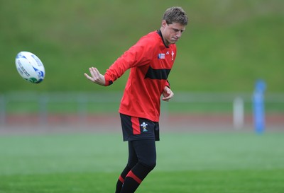 06.10.11 - Wales Rugby Training - Rhys Priestland during training. 