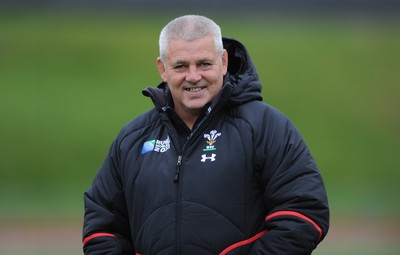 06.10.11 - Wales Rugby Training - Wales head coach Warren Gatland during training. 