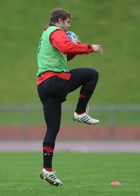 06.10.11 - Wales Rugby Training - Leigh Halfpenny during training. 