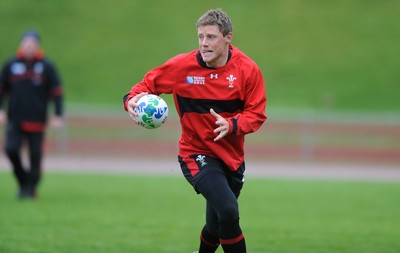 06.10.11 - Wales Rugby Training - Rhys Priestland during training. 