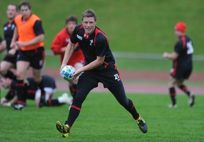 06.10.11 - Wales Rugby Training - Rhys Priestland during training. 