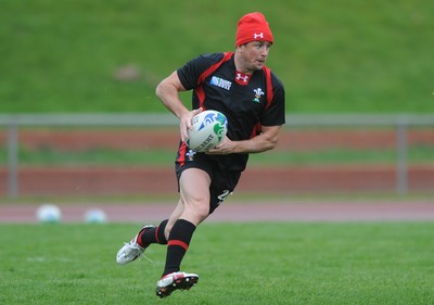 06.10.11 - Wales Rugby Training - Shane Williams during training. 
