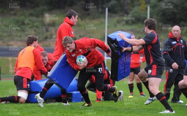 06.10.11 - Wales Rugby Training - Rhys Priestland during training. 