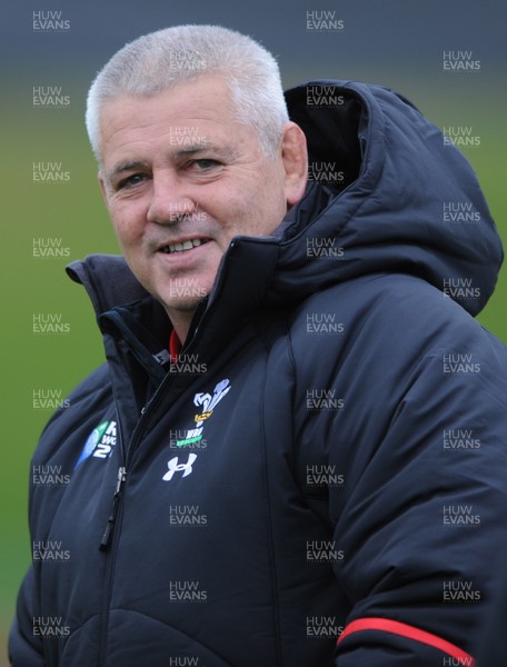 06.10.11 - Wales Rugby Training - Wales head coach Warren Gatland during training. 