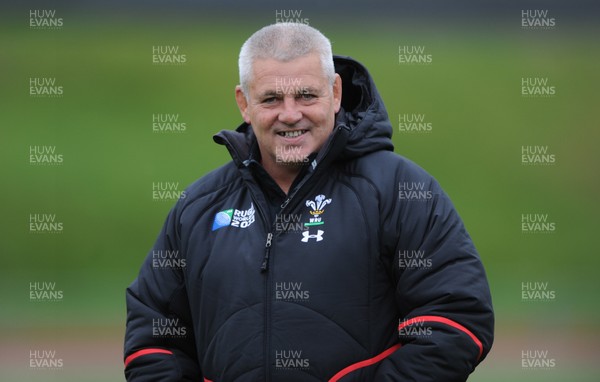 06.10.11 - Wales Rugby Training - Wales head coach Warren Gatland during training. 
