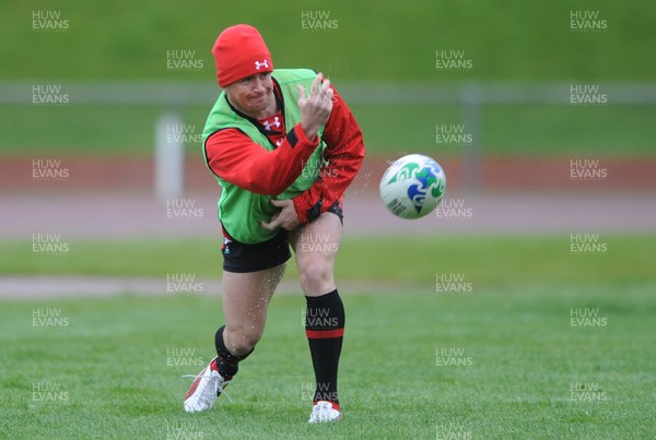 06.10.11 - Wales Rugby Training - Shane Williams during training. 