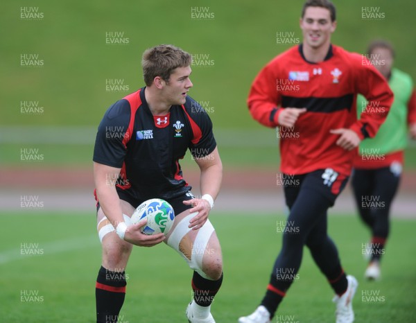 06.10.11 - Wales Rugby Training - Dan Lydiate during training. 