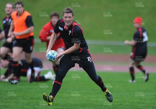 06.10.11 - Wales Rugby Training - Rhys Priestland during training. 