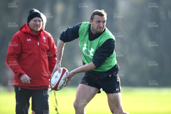 061117 - Wales Rugby Training - Hadleigh Parkes during training