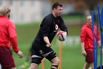 061125 - Wales Rugby Training in the week leading up to their first Quilter Nations Series game against Argentina - Adam Beard during training
