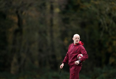 061125 - Wales Rugby Training in the week leading up to their first Quilter Nations Series game against Argentina - Steve Tandy, Head Coach during training