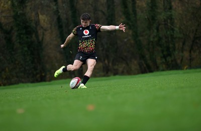 061125 - Wales Rugby Training in the week leading up to their first Quilter Nations Series game against Argentina - Dan Edwards during training