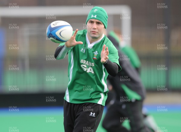 07.02.09 - Wales Rugby Training - Stephen Jones in action during training. 