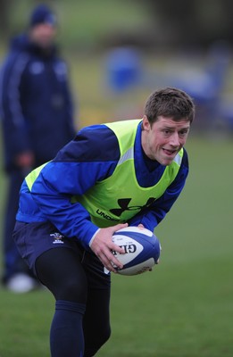 07.02.11 - Wales Rugby Training - Rhys Priestland during training. 