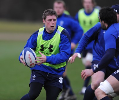 07.02.11 - Wales Rugby Training - Rhys Priestland during training. 
