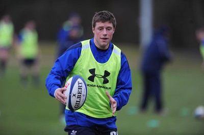 07.02.11 - Wales Rugby Training - Rhys Priestland during training. 